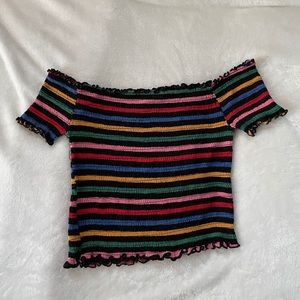 Black Rainbow Top